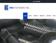 Tablet Screenshot of hrsfastener.com